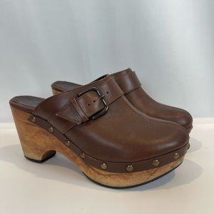 Cordani Zader mules Size 36 EU Brown with Buckle and Rivets
